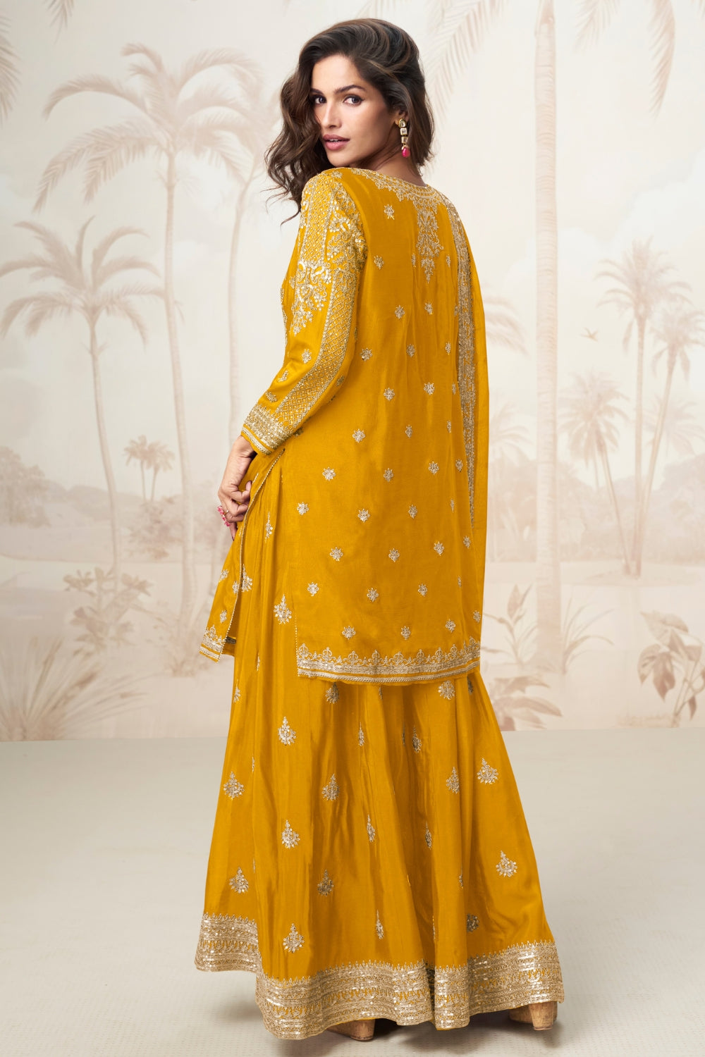 Chinon Embroidered Palazzo Set
