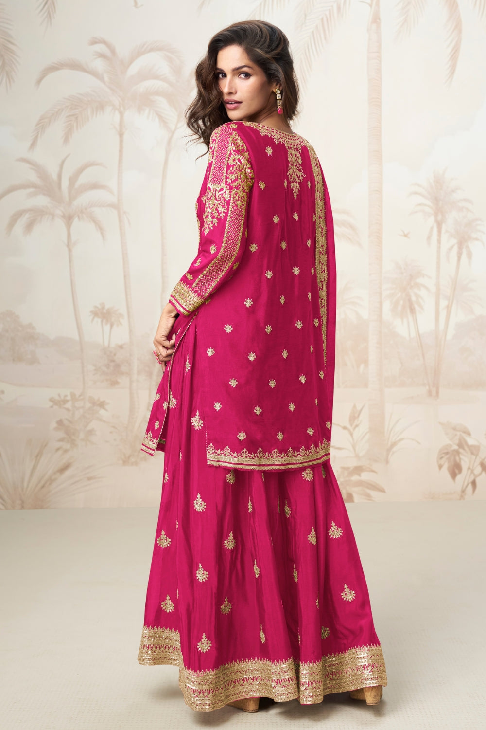 Chinon Embroidered Palazzo Set