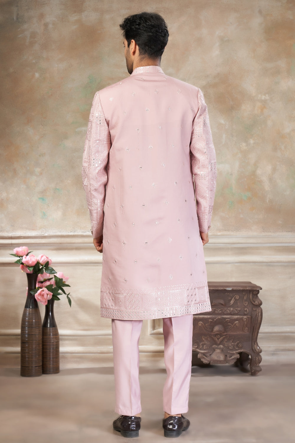 Imported Indo Western with Embroidery and Sequins Work