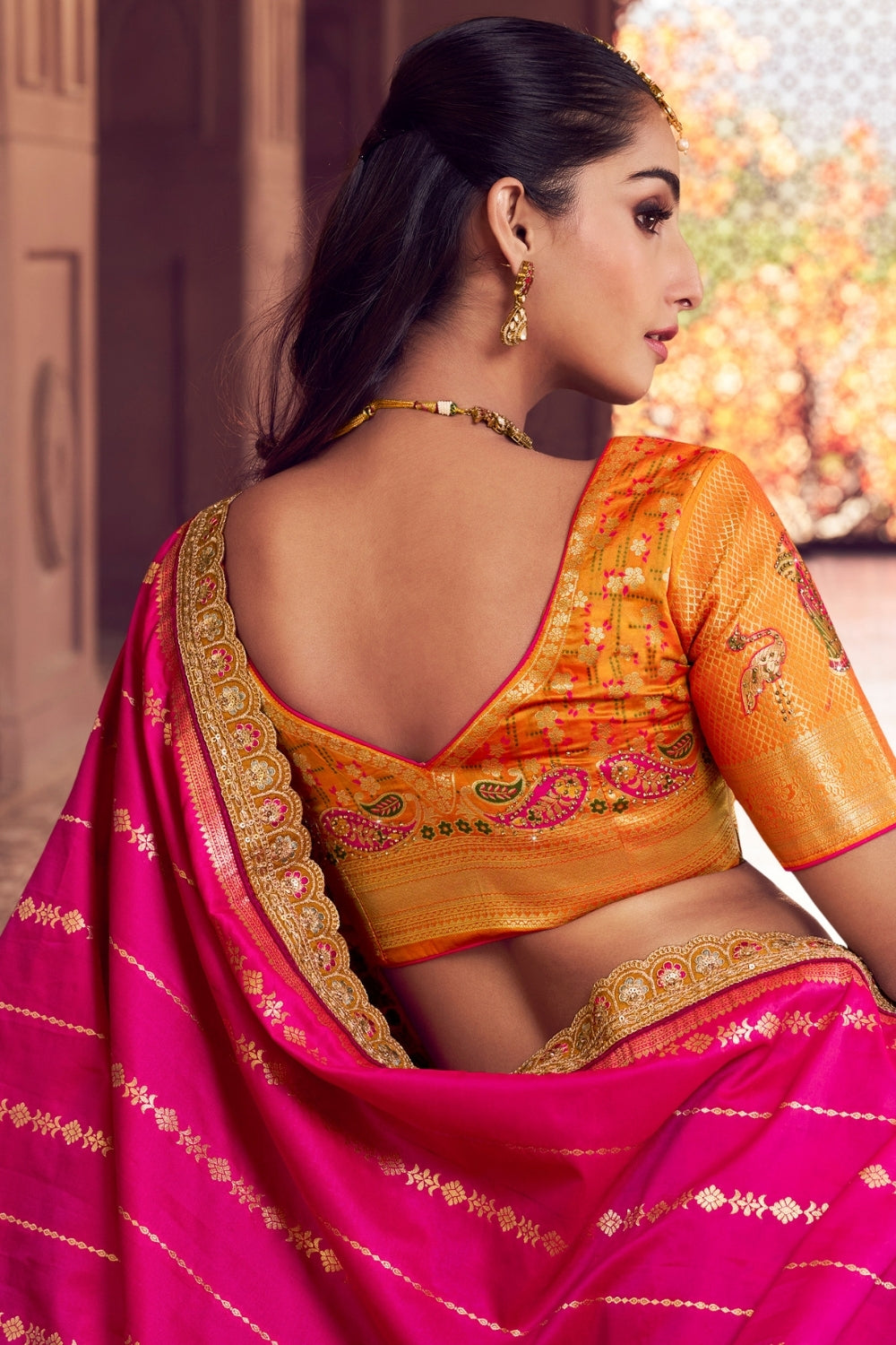 Traditional Bridal Banarsi Lehenga Chol