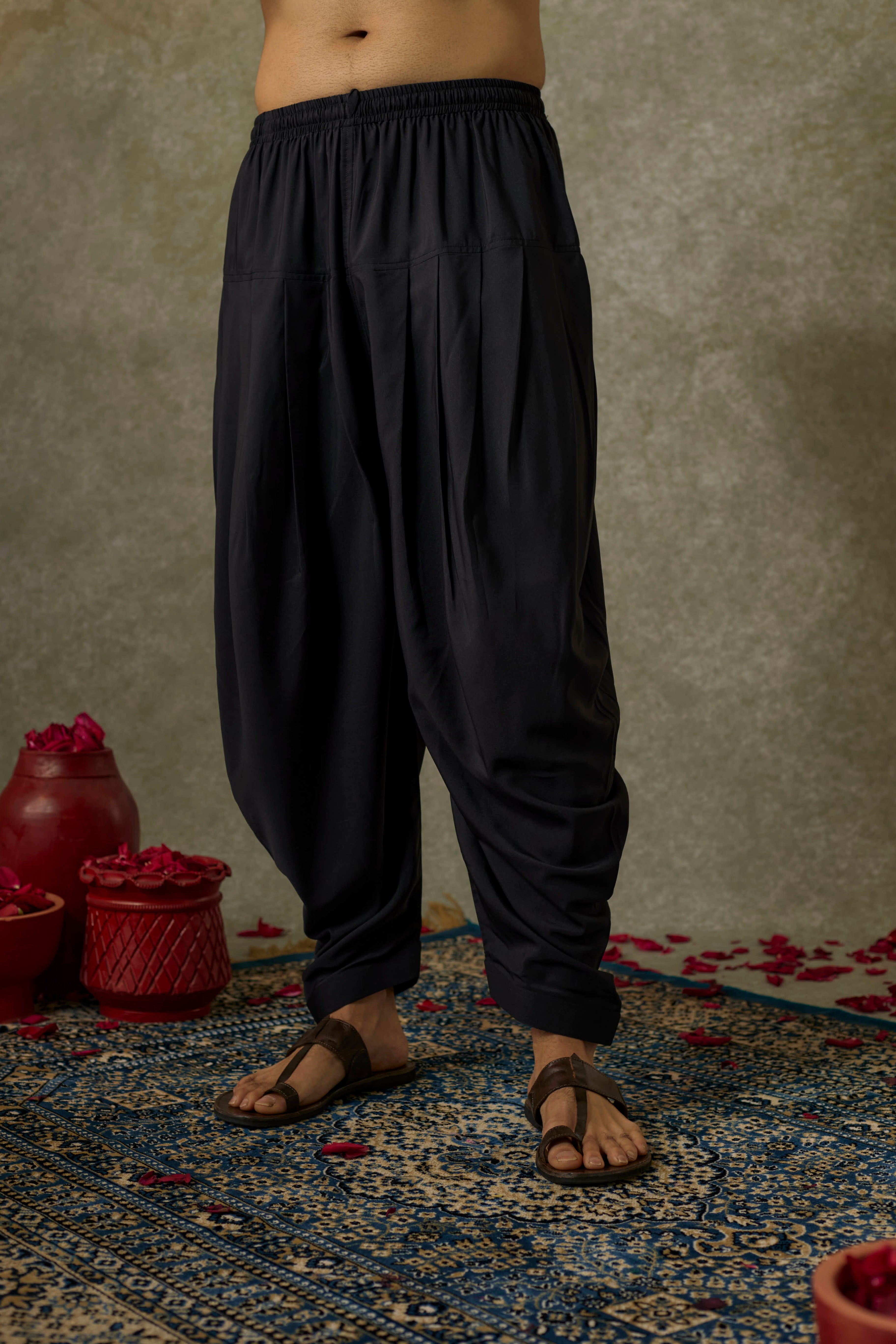 Art silk mirror embroidered patiala suit set