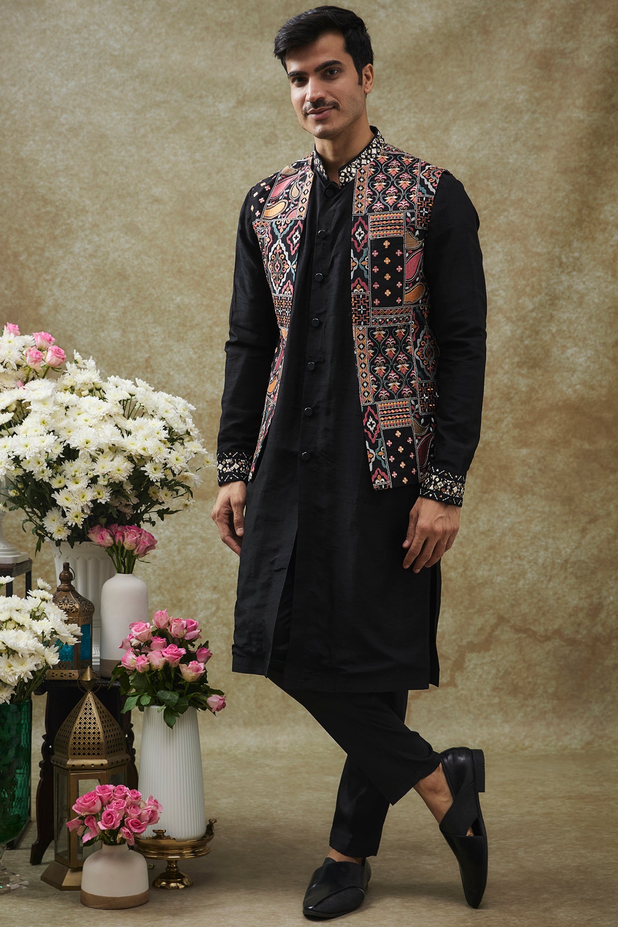 Splendid Silk Koti Kurta set