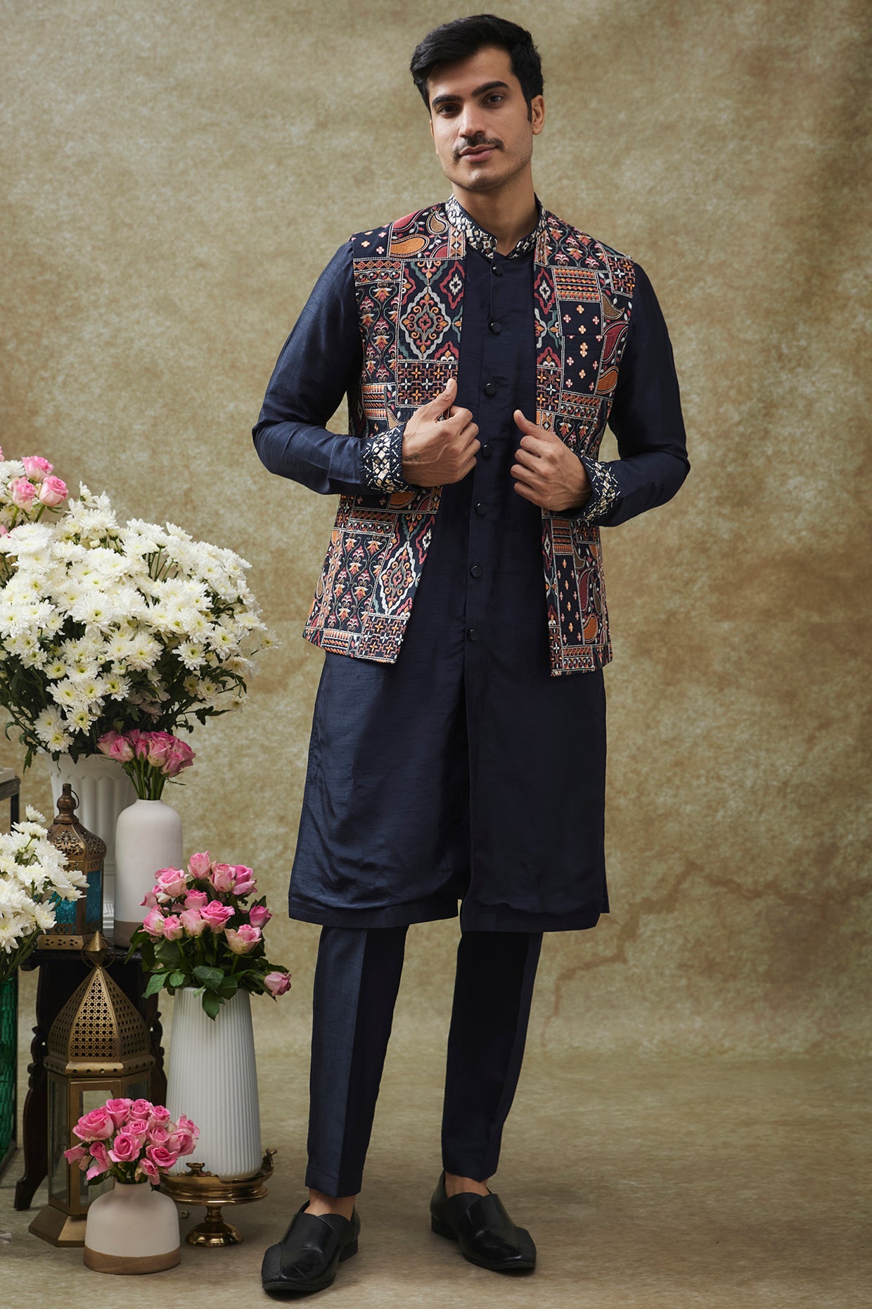 Splendid Silk Koti Kurta set