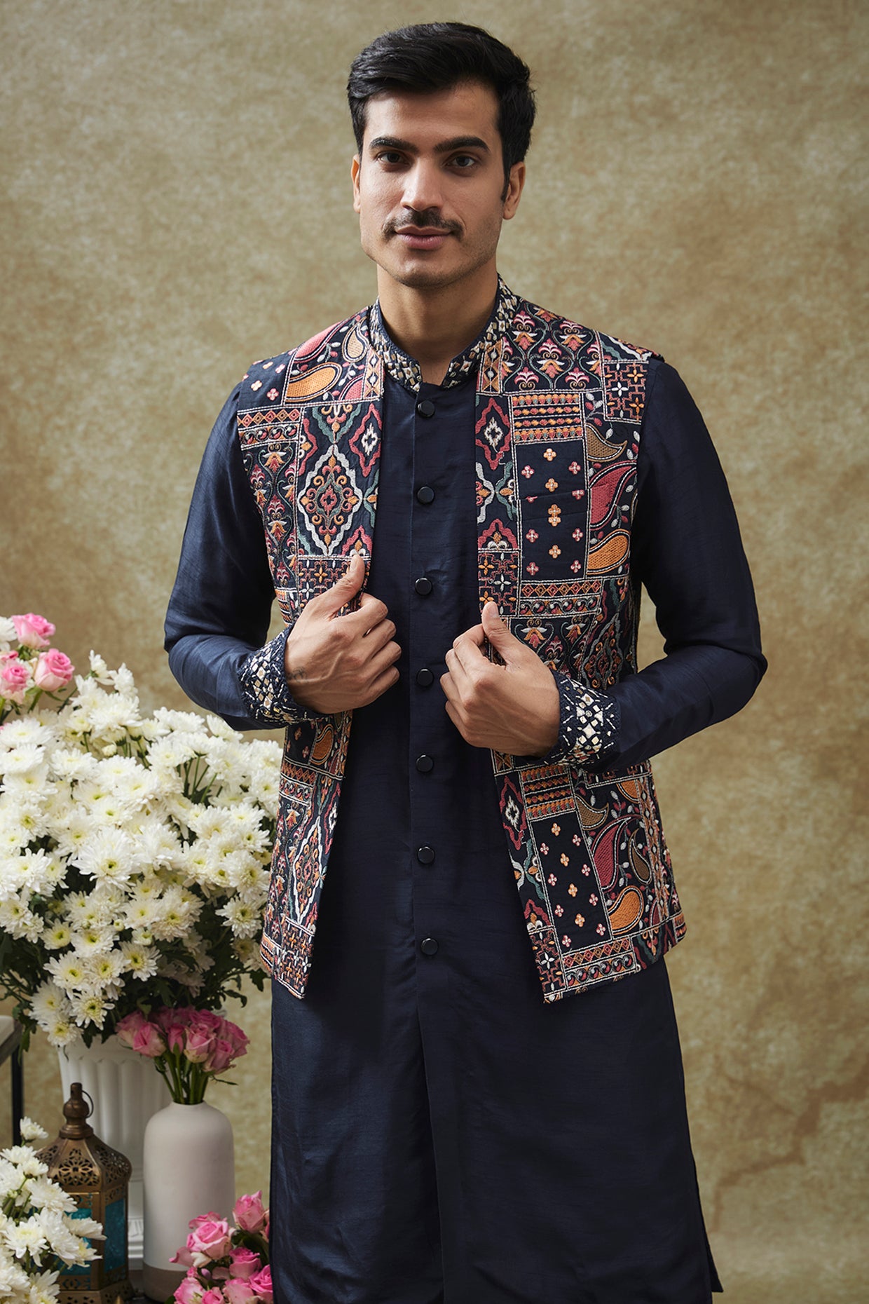 Splendid Silk Koti Kurta set