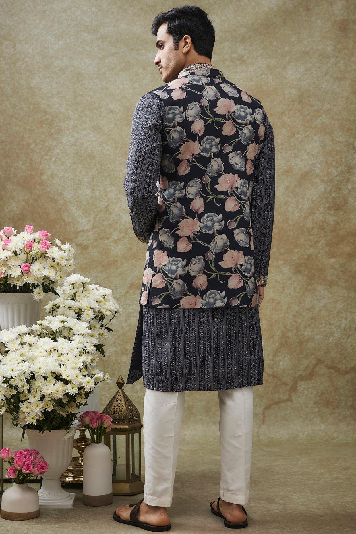 Splendid Silk Kurta Jacket set