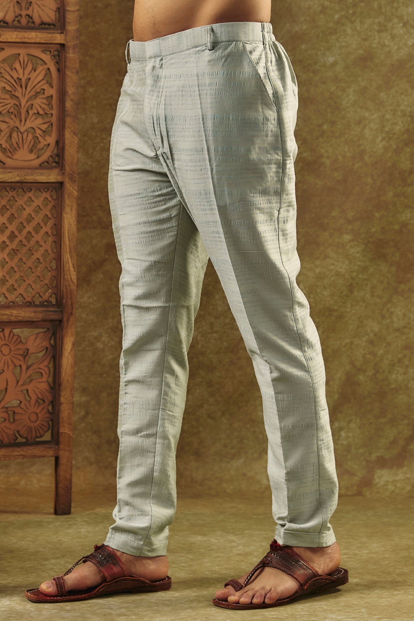 kurta Jacket set with mirror and resham embroidery
