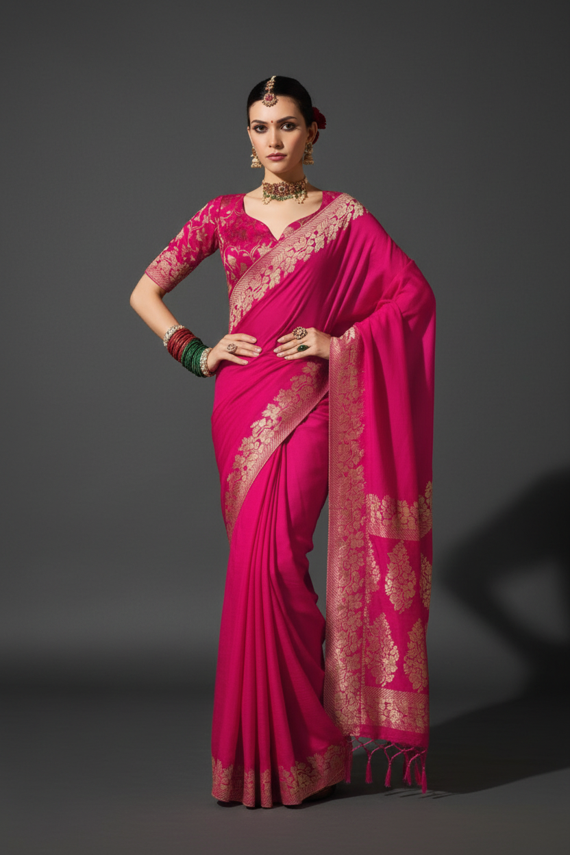 Silk Weaving Work Saree