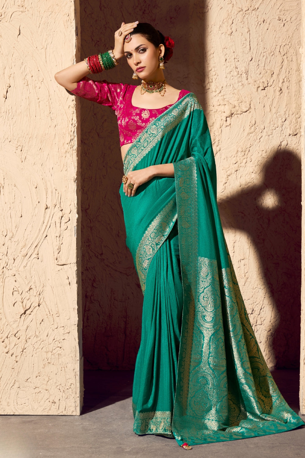 Silk Weaving Work Saree