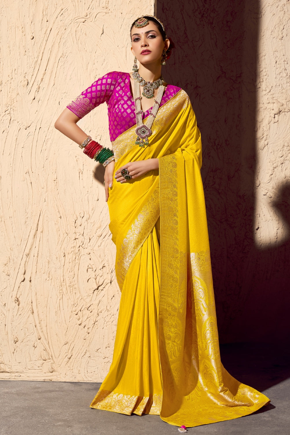 Silk Weaving Work Saree