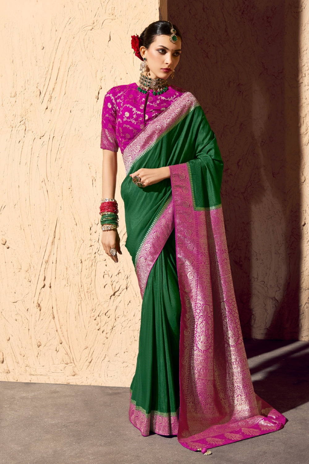 Silk Weaving Work Saree