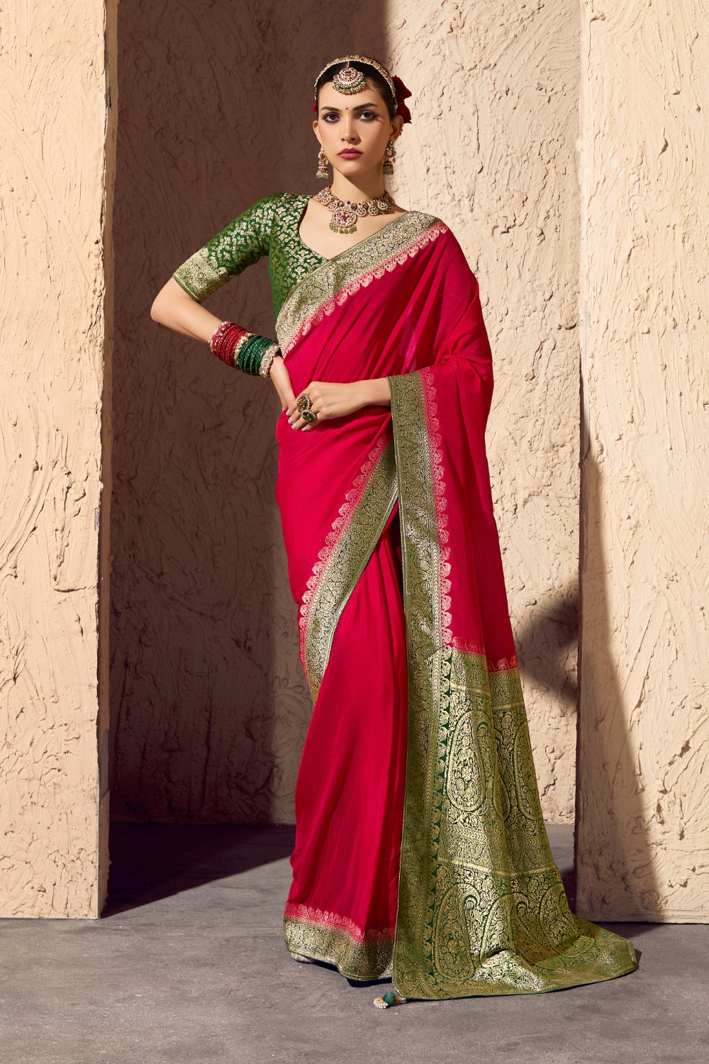 Silk Weaving Work Saree