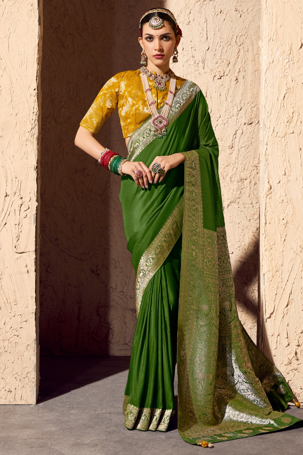 Silk Weaving Work Saree