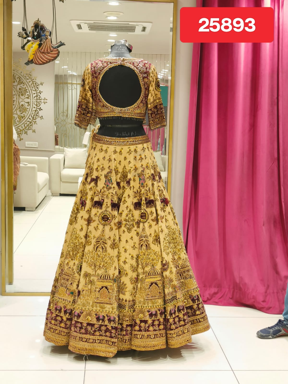 Imperial Palace Embroidered Bridal Lehenga Set