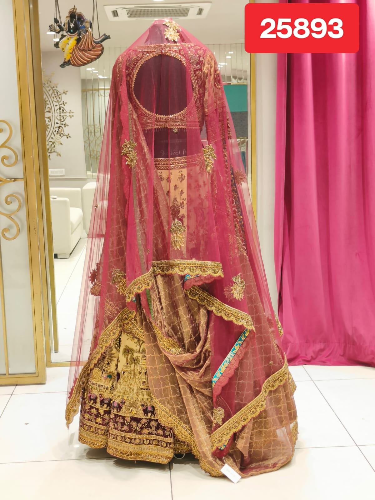 Imperial Palace Embroidered Bridal Lehenga Set