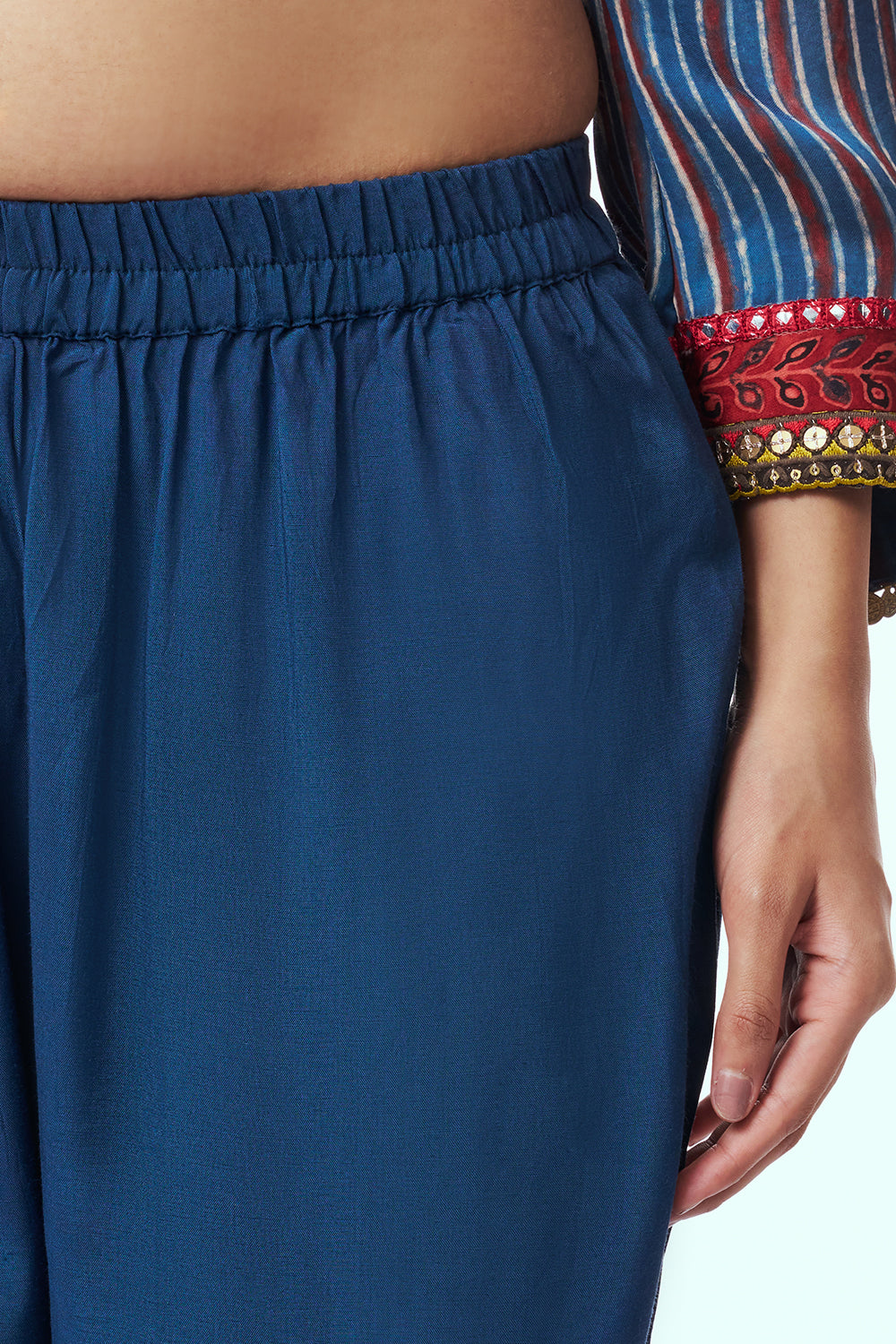 Multicoloured Modal Indo Western with Stone Work