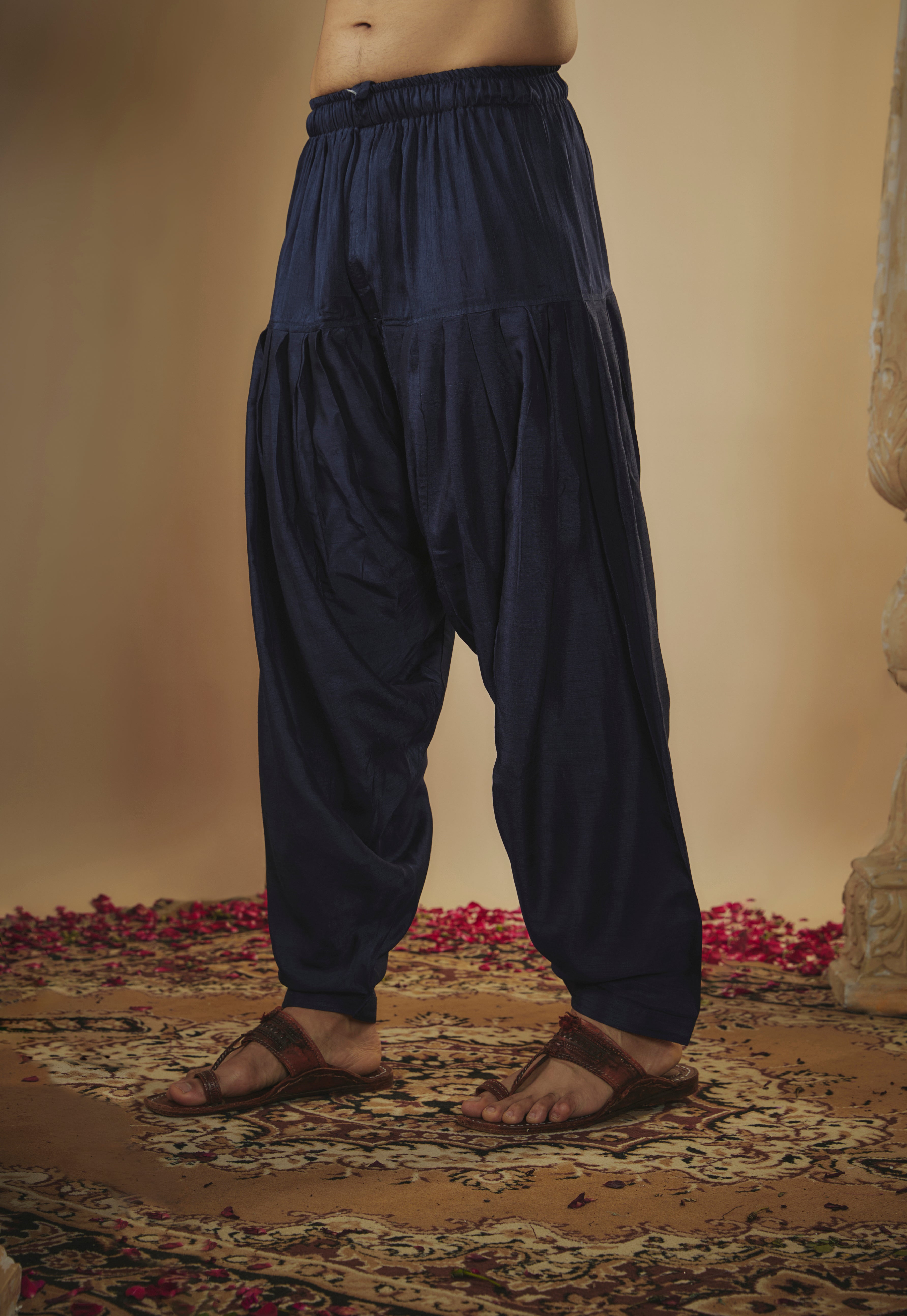 Art silk mirror embroidered patiala suit set