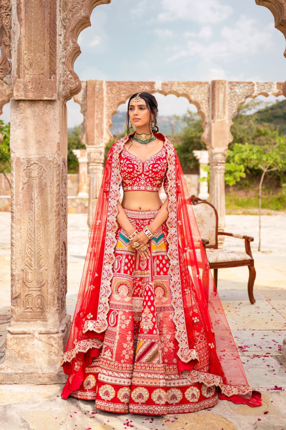 Buy Designer Lehengas for Women Online Riyaasat Ethnic Wear