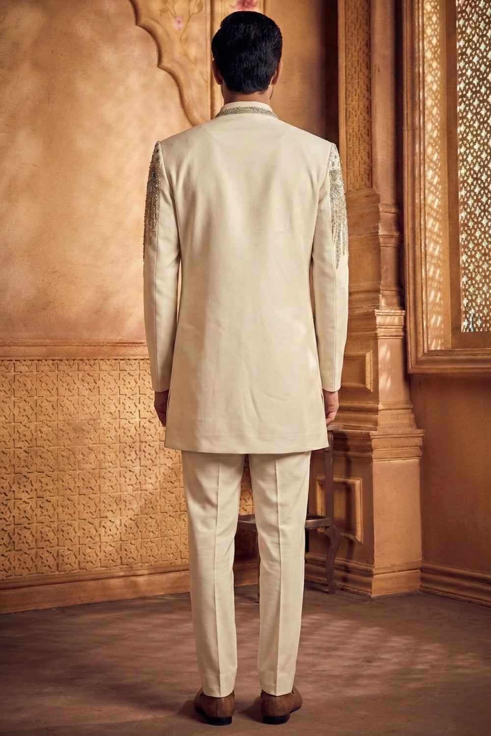 Imported Indo Westren with Cutdana and Moti Work