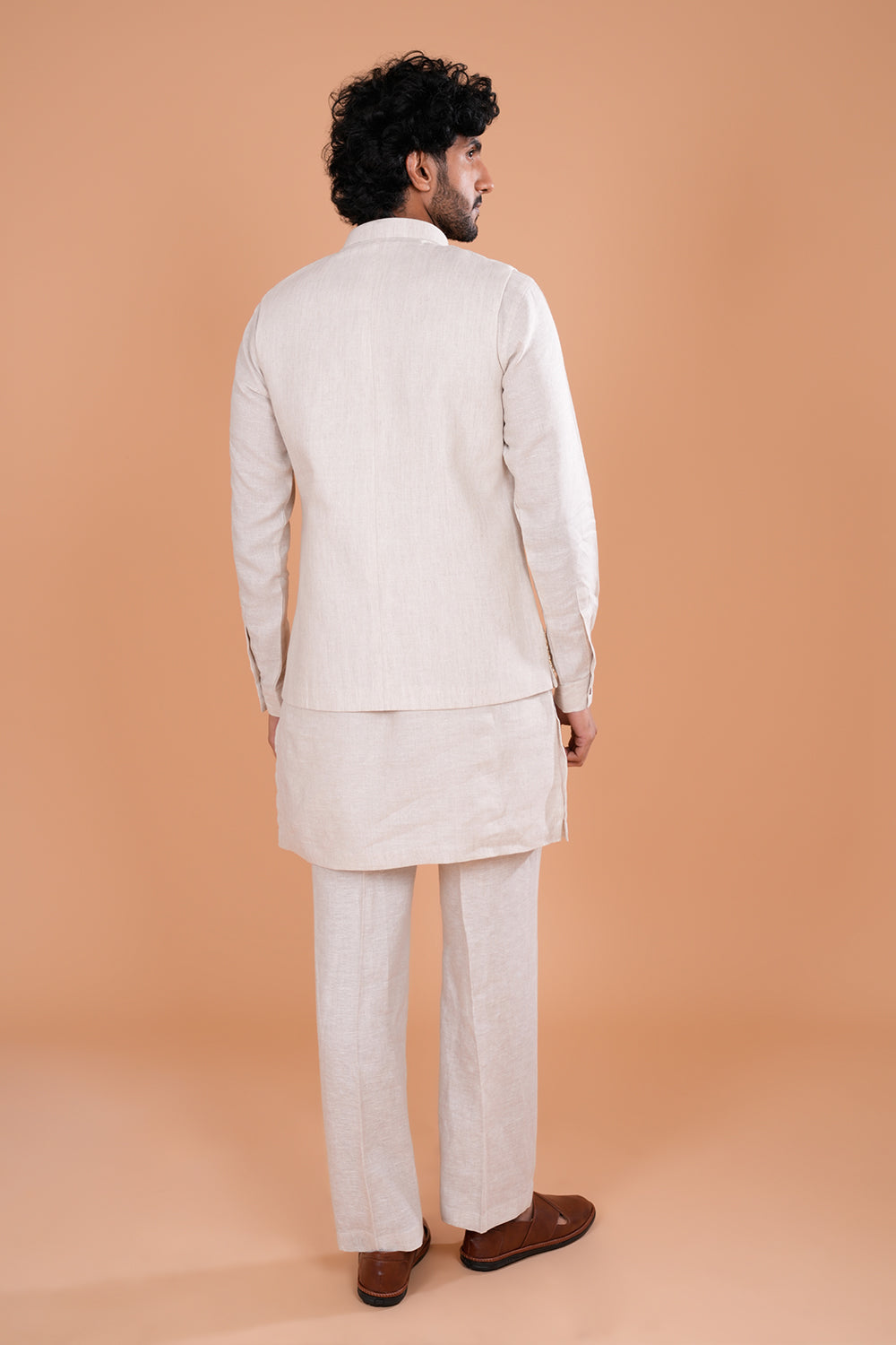 Ivory Heritage Embroidered Koti Set