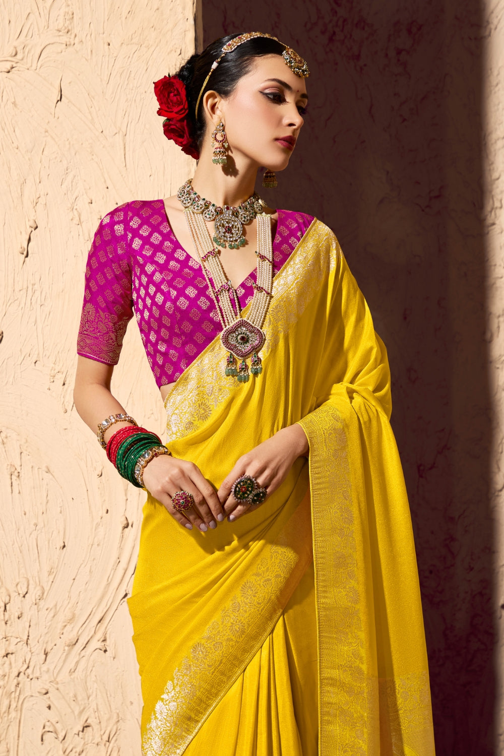 Silk Weaving Work Saree