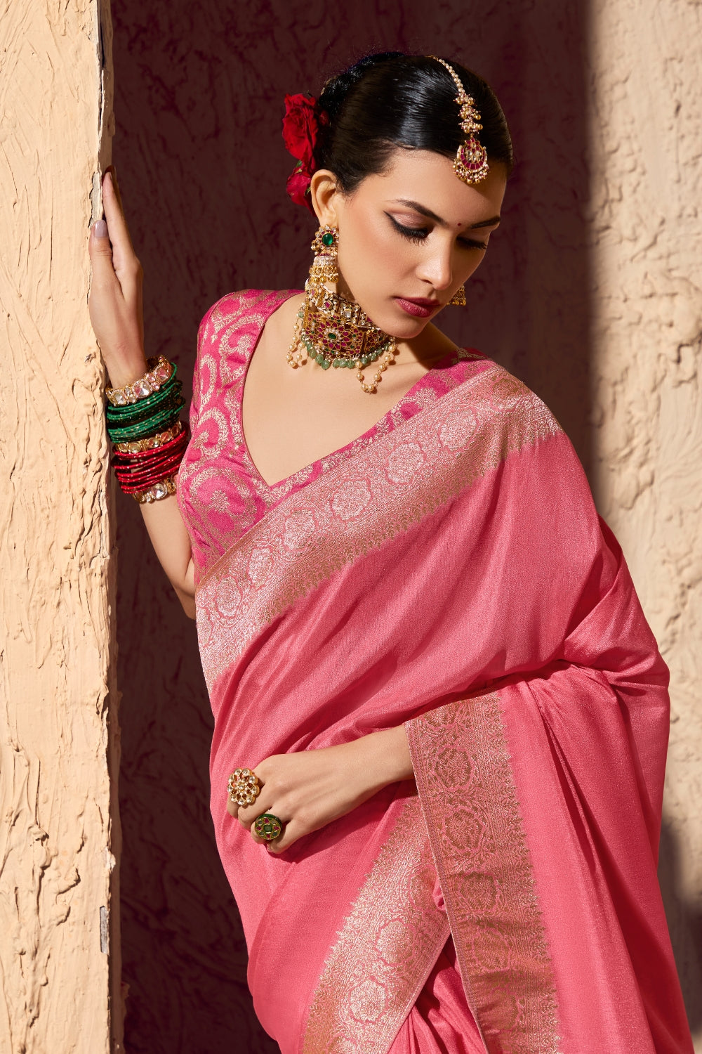 Silk Weaving Work Saree