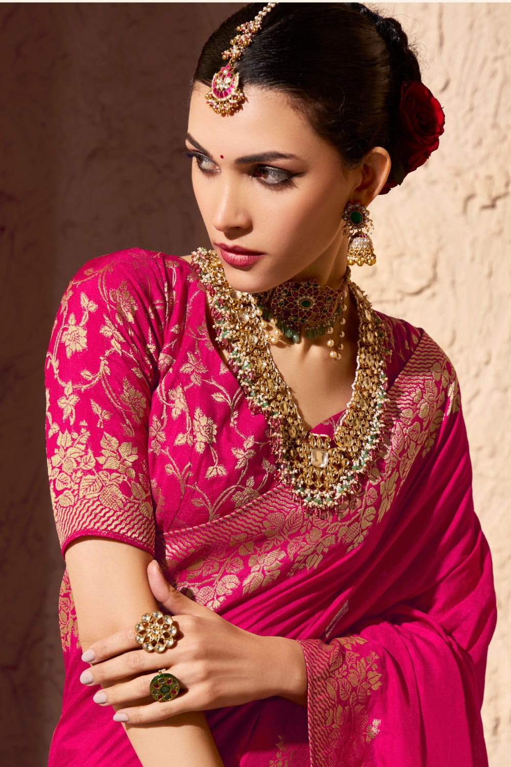 Silk Weaving Work Saree