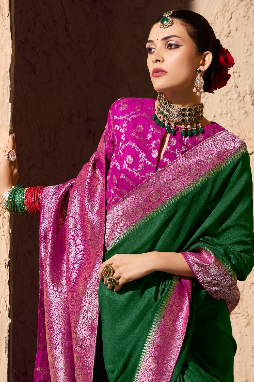 Silk Weaving Work Saree