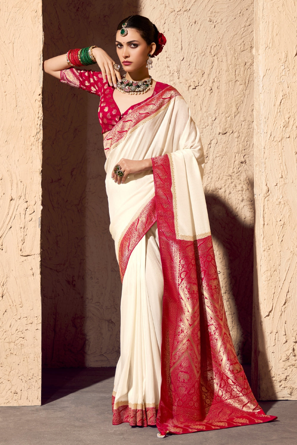 Silk Weaving Work Saree