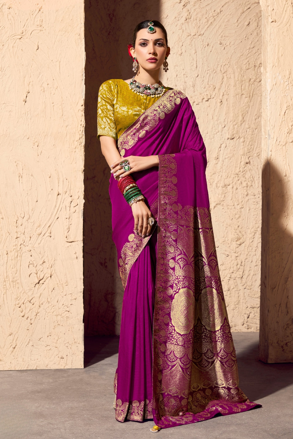 Silk Weaving Work Saree