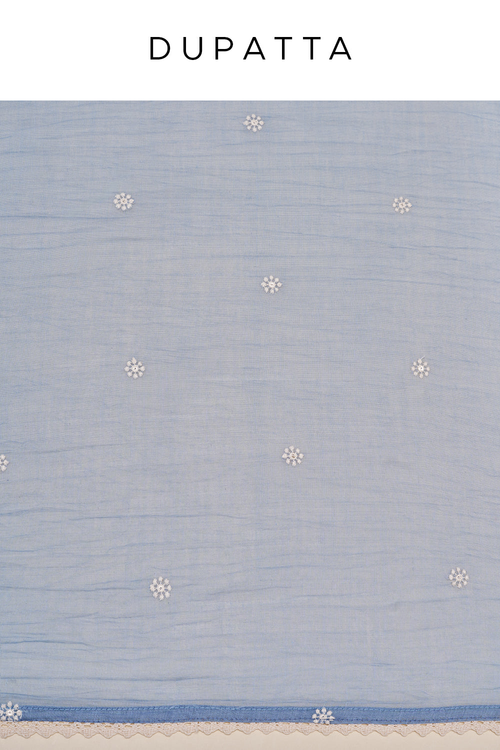 Powder Blue Resham Embroidered Unstitched Suit Set
